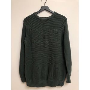 Timberland mixed stitch green Sweater Medium